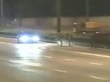 Car Runs Into Wandering Horse On The Highway