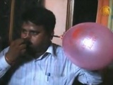 Indian Man Blows Balloons With His Ears