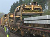 Ever See A Train Lay Its Own Track?