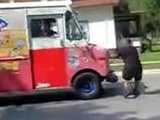 Dancing Dude Gets Hit By Ice Cream Trunk