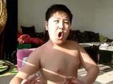 Fat Asian Kid Lip Syncing Like A Boss!