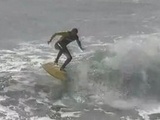 First Ever Surfboard Kickflip
