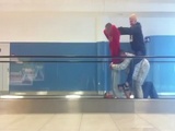 Oh I'm Just Riding A Bicycle In The Airport