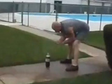 Diet Coke And Mentos Gone Wrong!