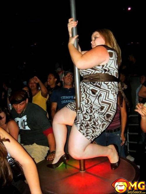 Fat Pole Dancer 65